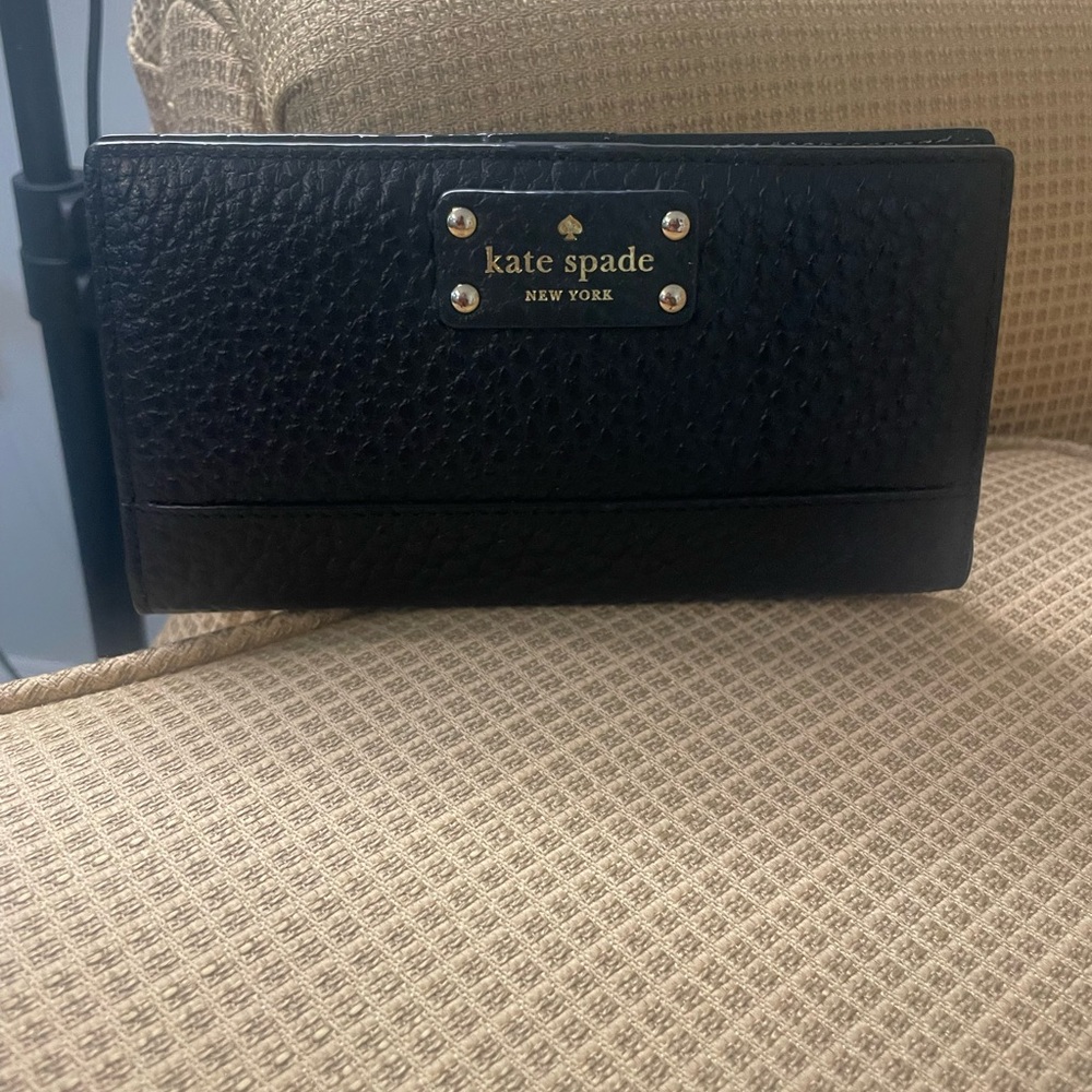 Kate Spade Black Leather Wallet